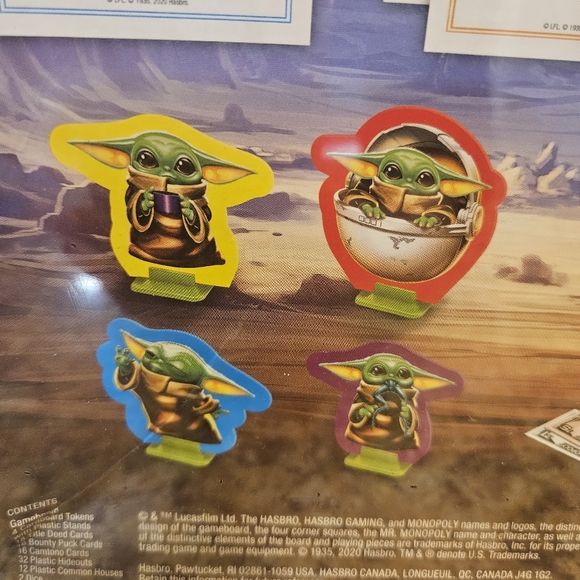 Star Wars The Mandalorian Monopoly Board Game SEALED Complete - Picture 4 of 16